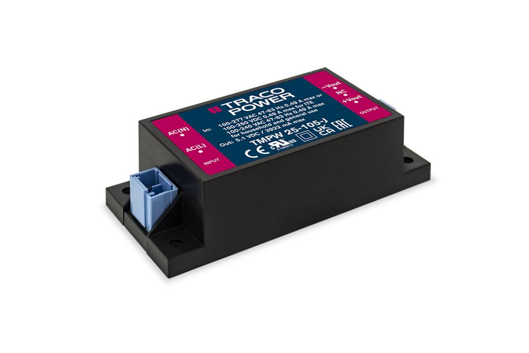 TMPW 25-115-J 25 Watt AC/DC Power Supply